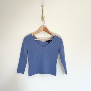 Ann Taylor 2 ply cashmere blouse